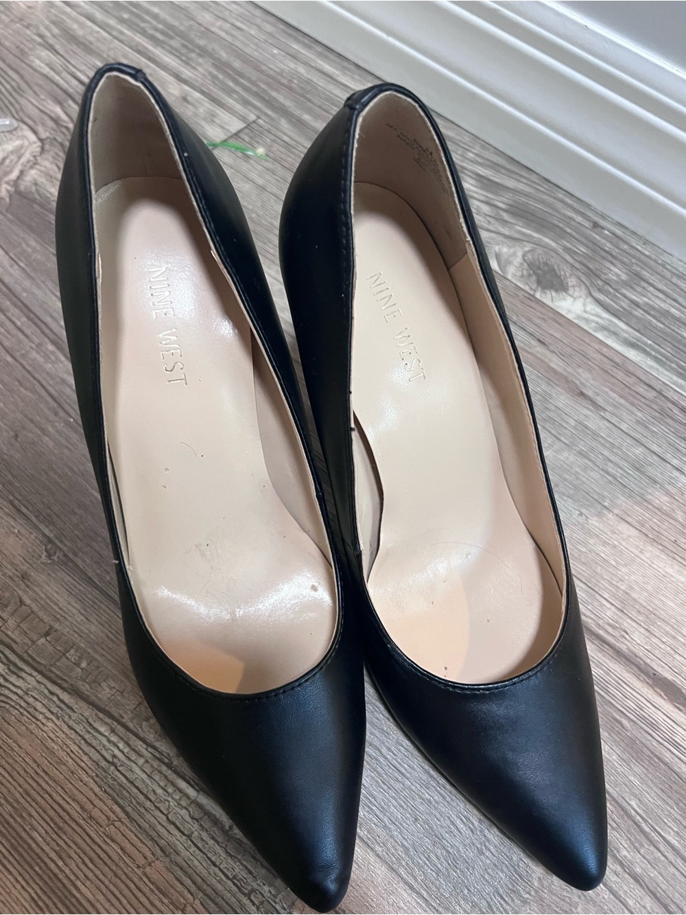 Nine West Black Pointed-Toe Heels - Picture 4 of 4